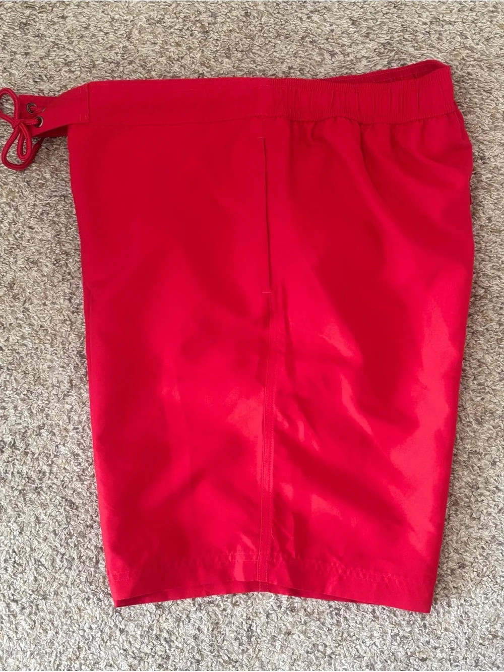 Club Room Red Men's Swim Trunks with Drawstring